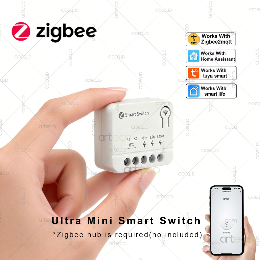 Smart Home Automation Diy - وحدة تحكم ذكية صغيرة بتقنية Zigbee