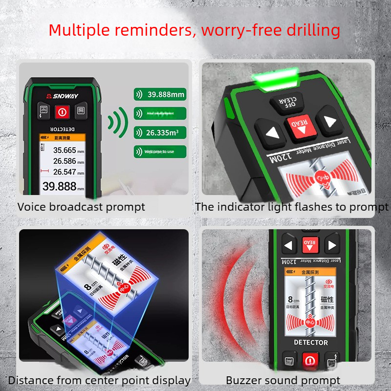 جهاز كشف الجدران متعدد الوظائف - مراجعة Water Leak Detector Wired وسعره