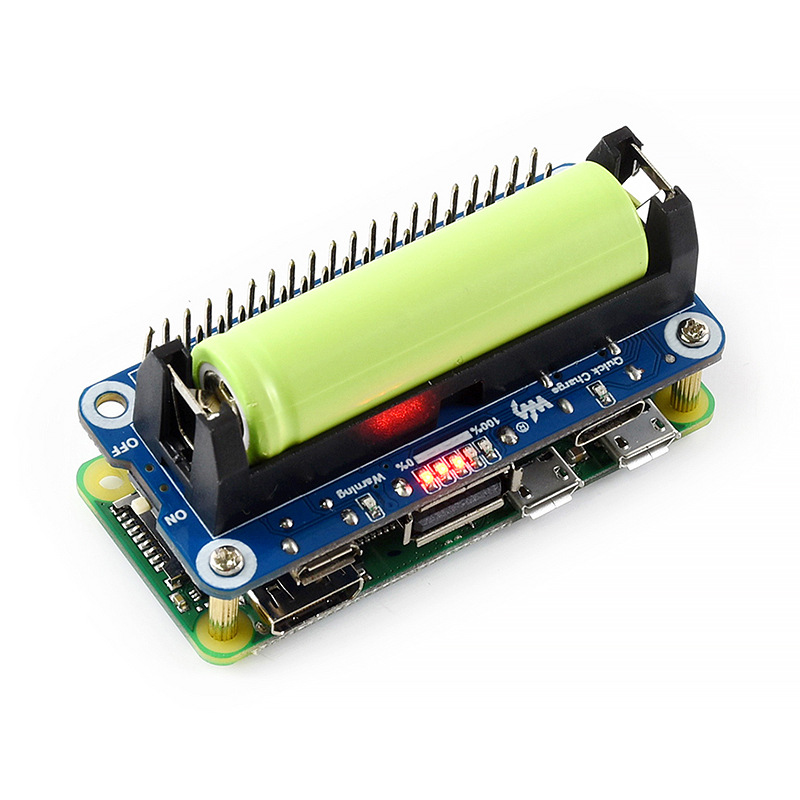 لوحة توسيع بطارية ليثيوم Raspb - مراجعة Pi Zero W Board وسعره