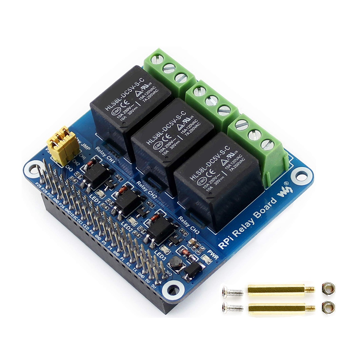 لوحة توسعة وحدة الترحيل ثلاثية - مراجعة Pi Zero W Board وسعره
