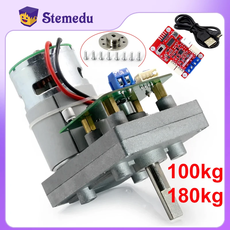 12 فولت 100 كجم 150 كجم عزم دو - مراجعة Diy Automation وسعره